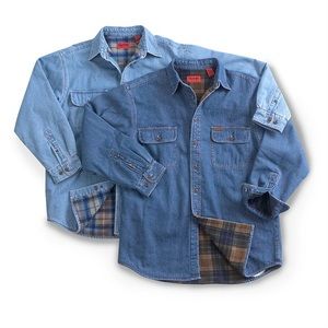 3/$20 Wolverine Denim Flannel